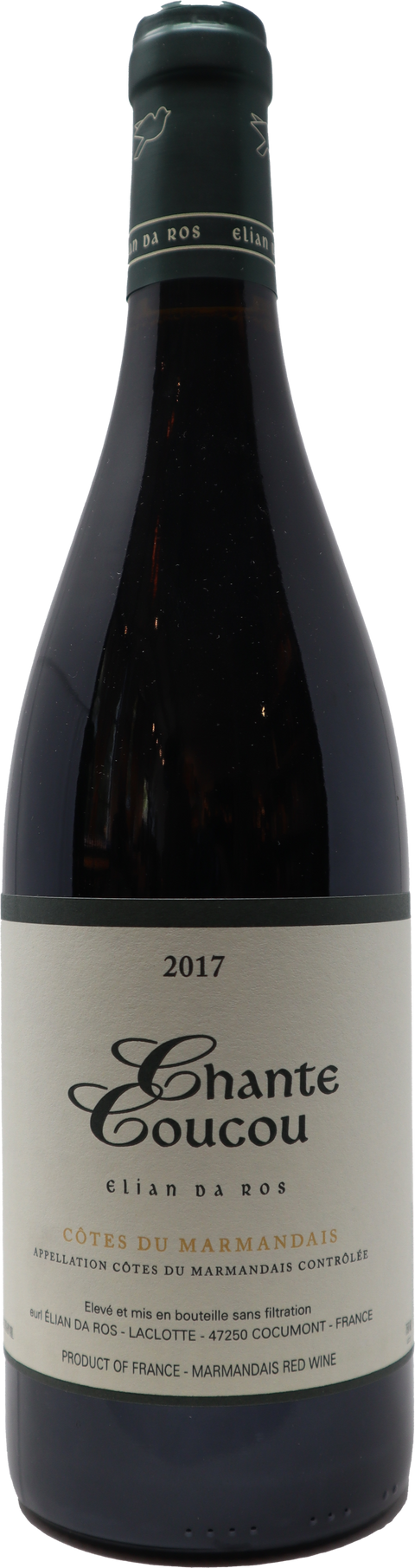 2019 Elian Da Ros Côtes du Marmandais "Chante Coucou" Rouge, South West, France