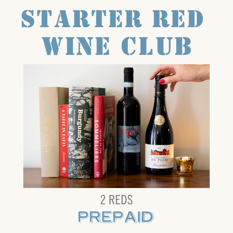 Starter Wine Club Red Only Prepaid PERRINE's WINE SHOP