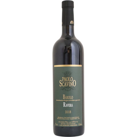 2018 Paolo Scavino Barolo "Ravera", Piedmont, Italy - 1.5L
