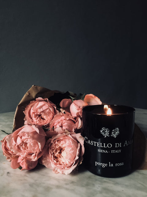 Castello di Ama Candle -Porge la rosa -  250gr