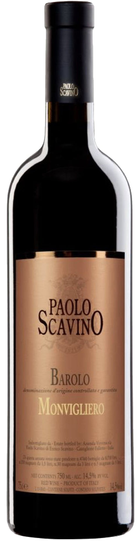 2015 Paolo Scavino Barolo "Monvigliero", Piedmont, Italy 1.5L MAG