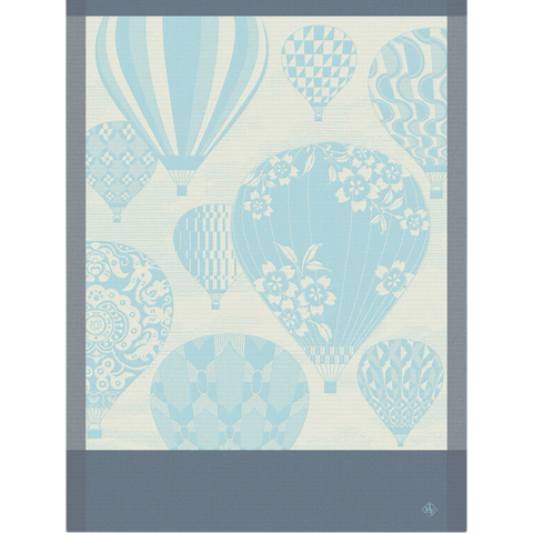 Le Jacquard Français, Cappadoce Blue Tea Towel, 24x31, 100% Cotton