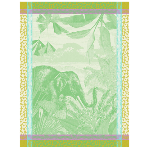 Le Jacquard Français, Sinharâja Green Tea Towel, 24x31, 100% Cotton