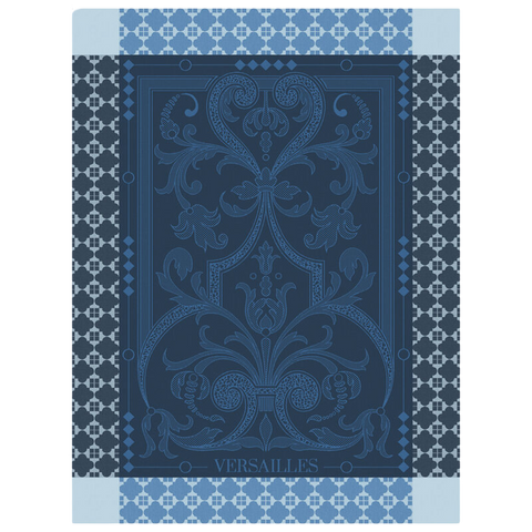 Le Jacquard Français, Versailles Light Blue Tea Towel, 24x31, 100% Cotton