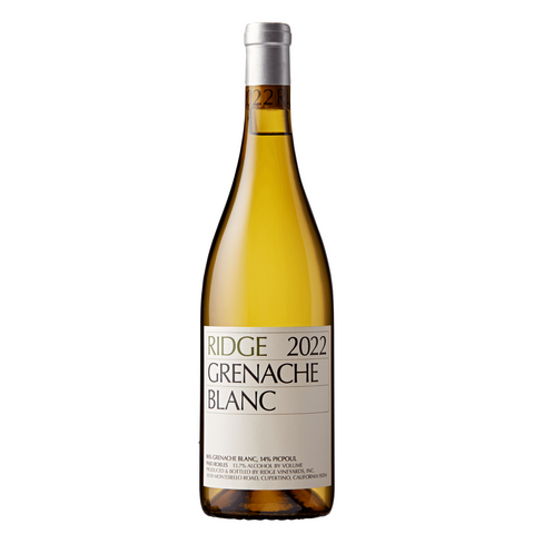2022 Ridge Grenache Blanc, Paso Robles, California, USA