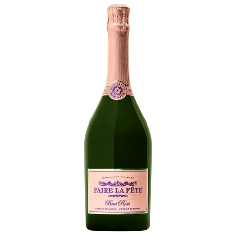 NV Faire la Fête Crémant de Limoux Brut Rosé, Languedoc-Roussillon, France