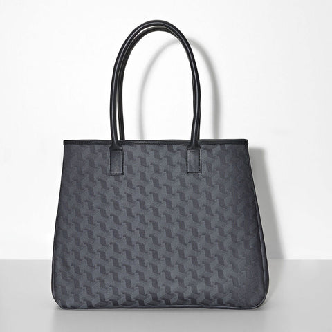 Le Jacquard Français, Picto Grey Shoulder Bag (vide)