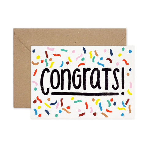 Congrats! Confetti card