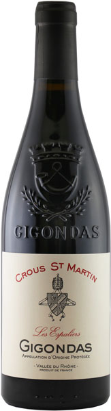2023 Crous St Martin Gigondas “Les Espaliers”, Rhone Valley, France