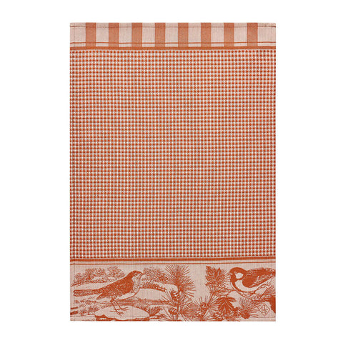 Le Jacquard Français, Mélodies Brown Hand Towel, 15x21, 100% Cotton