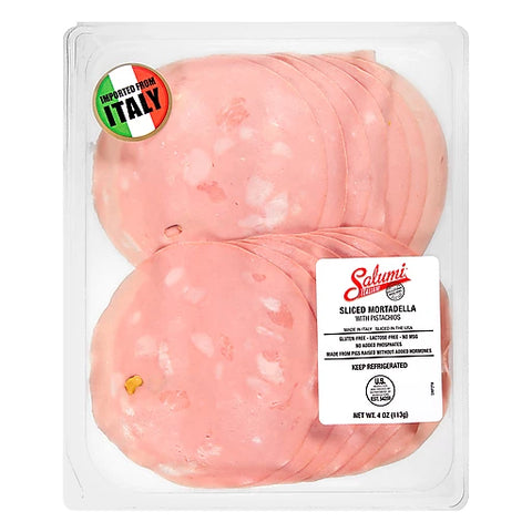 Salumi Italiani, Mortadella with Pistachios, Italy - 4 oz