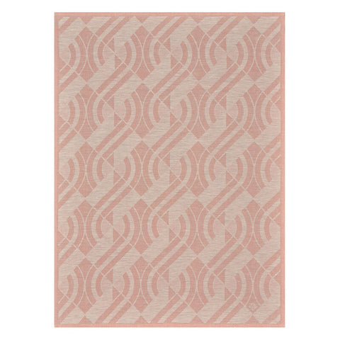 Le Jacquard Français, Neo Pink Crystal Towel, 24x31, 100% Linen