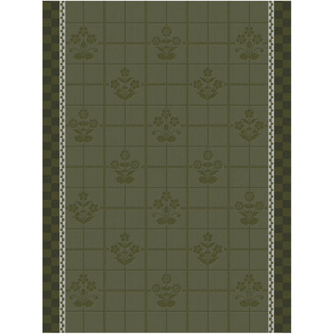 Le Jacquard Français, Lulu Luce Green Tea Towel, 24x31, 100% Cotton