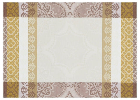 Le Jacquard Français, Bastide Coated Ivory Placemat, Set of 4