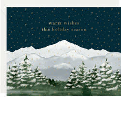 Warm Wishes Mountain Scene