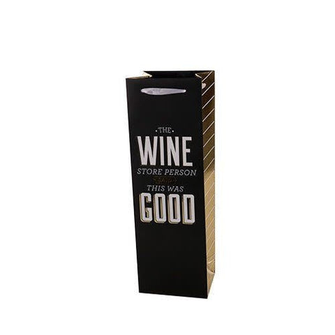Wine Store Person Gift Bag