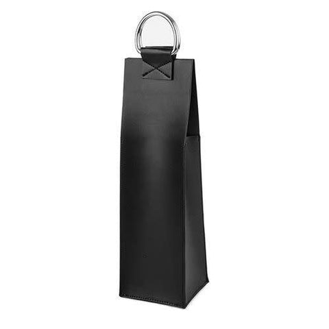 Admiral™ Faux Leather Black Wine Tote by Viski