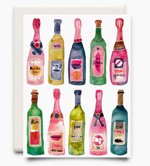 Champagne Greeting Card