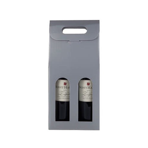 Silver 2-Bottle Carrier