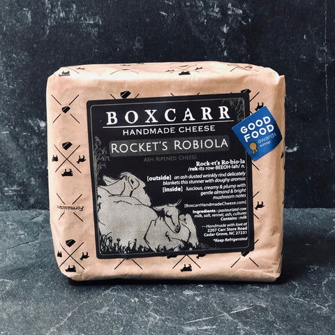 Boxcarr Rockets Robiola, Cow's Milk, Cedar Grove, North Carolina, USA