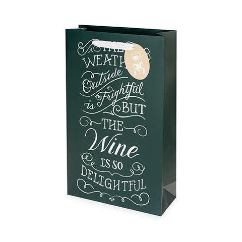 Wine Weather Double Bottle Wine Bag