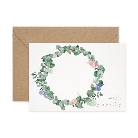 Sympathy Wreath Card