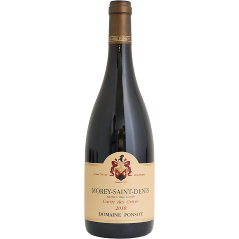 2018 Domaine Ponsot Morey-Saint-Denis "Cuvée des Grives", Burgundy, France