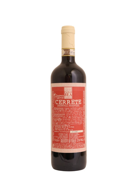 2015 Paolo Bea Montefalco Sagrantino "Vignetto Cerrete", Umbria, Italy