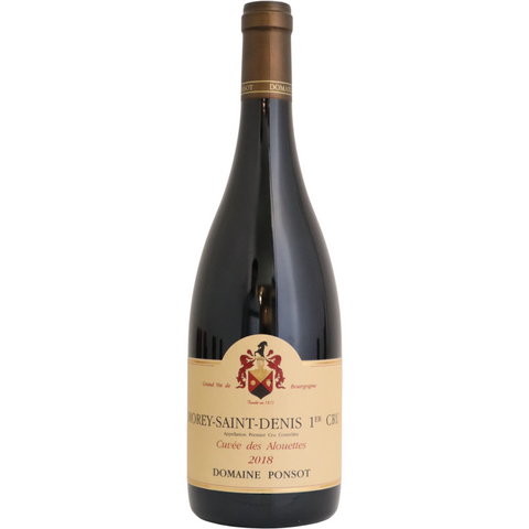 2018 Domaine Ponsot Morey-Saint-Denis 1er Cru "Cuvée des Alouettes", Burgundy, France