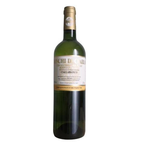 2018 Ronchi di Cialla "Ciallabianco", Friuli-Venezia Giulia, Italy