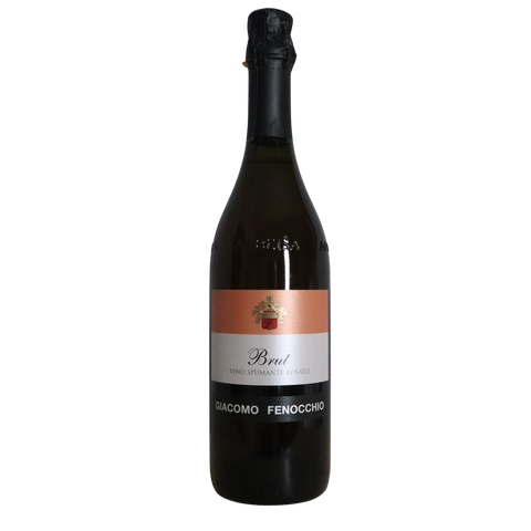 NV Giacomo Fenocchio Vino Spumante Rosato Brut, Piedmont, Italy