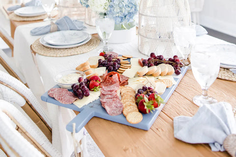 Caitlin Wilson French Blue Charcuterie Board, Medium