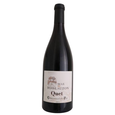 2012 Mas De Boislauzon Châteauneuf-du-Pape "Cuvée du Quet", Rhône Valley, France