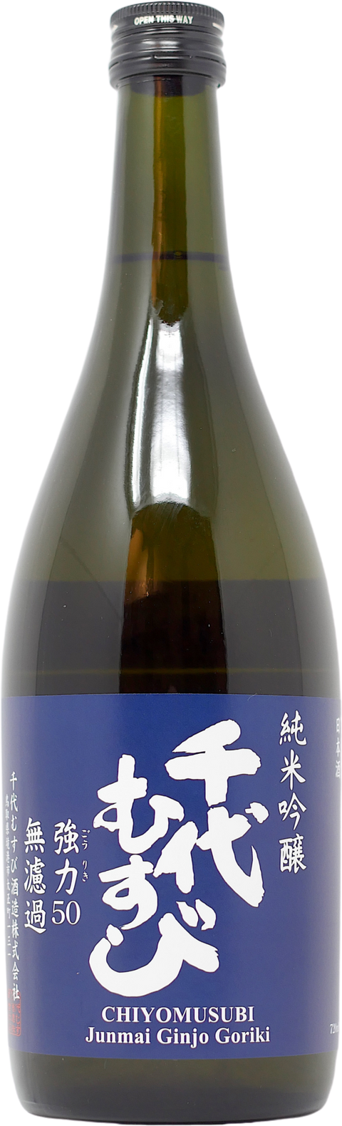 Chiyomusubi Goriki Junmai Ginjo Sake 720mL