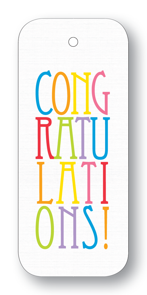 Maison de Papier Wine Tags Congratulations!