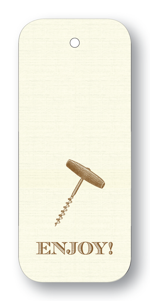 Maison de Papier Wine Tags Enjoy!