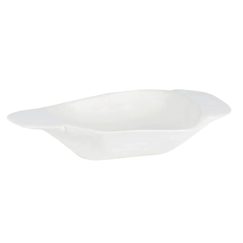 Small Mod White Dough Bowl