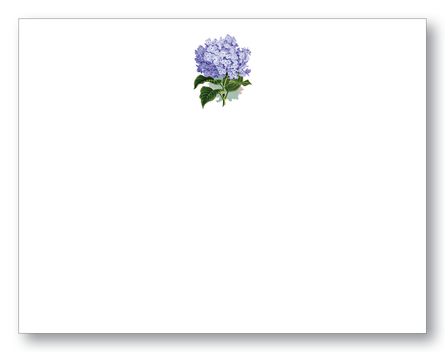 Maison de Papier Hydrangea Blue Folded Card