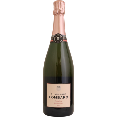 NV Champagne Lombard Extra Brut Rosé, Champagne, France