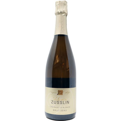 2018 Valentin Zusslin Cremant D’Alsace Brut Zero, Alsace France