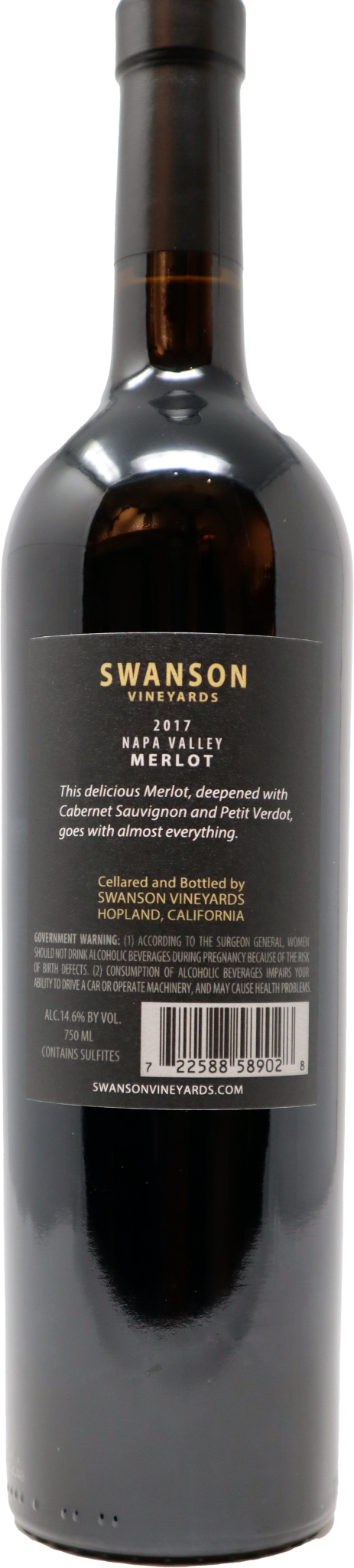 2017 Swanson Merlot, Napa Valley, California, USA