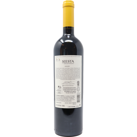 2018 Ernesto Catena "Siesta" Malbec, Mendoza, Argentina