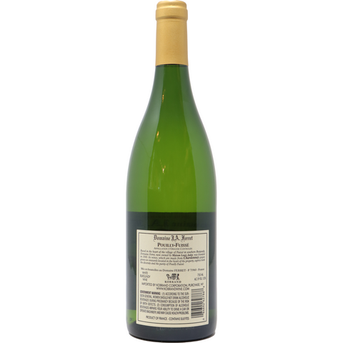 2022 Domaine Ferret, Pouilly-Fuissé, Burgundy, France