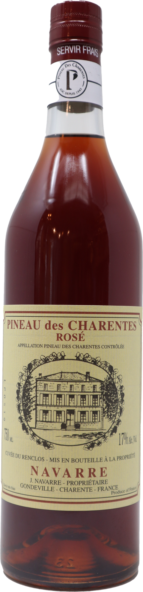 NV Jacky Navarre Pineau des Charentes Rosé, Dordogne, France