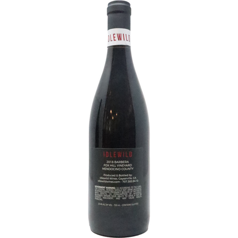 2018 Idlewild Fox Hill Vineyard Barbera, Mendocino, USA