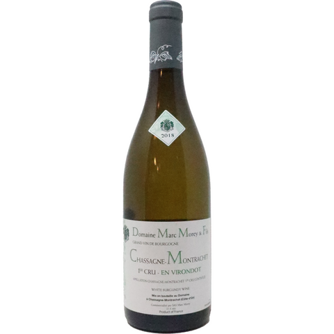 2018 Marc Morey Chassagne-Montrachet 1er Cru En Virondot, Burgundy, France