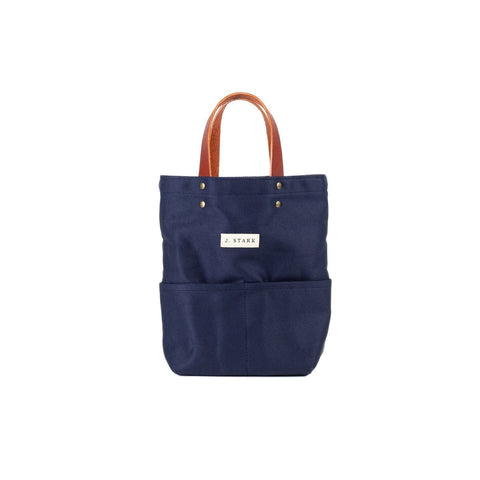 J Stark Tremont Dbl Wine Bag- Dark Navy