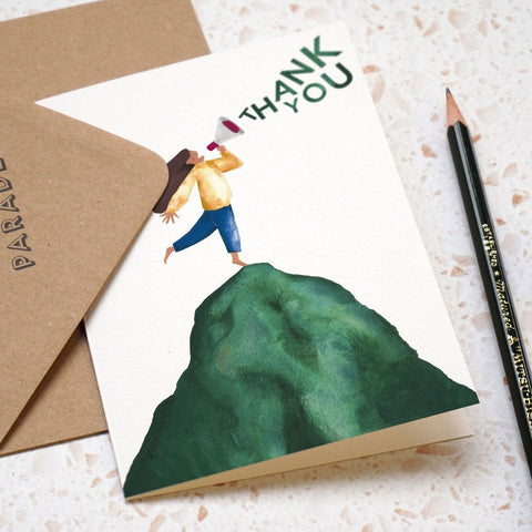 Mountaintop Thank You Card