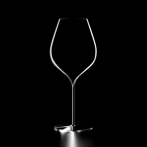 Lehmann "№ 2", Mouth Blown Red & White Glass, 2 pack