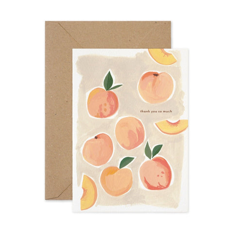Thank You So Much - Peaches Card